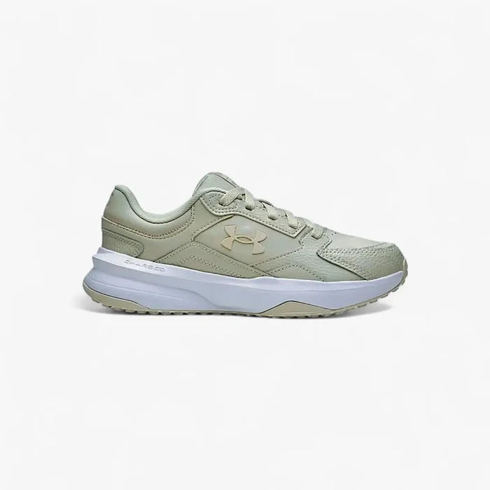 Under Armour Womens Edge Leather Sneaker 110 White | Under Armour