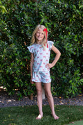 USA BOWS | RUFFLE SHORT SET