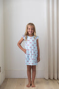 USA BOWS | RUFFLE SLEEVE DRESS