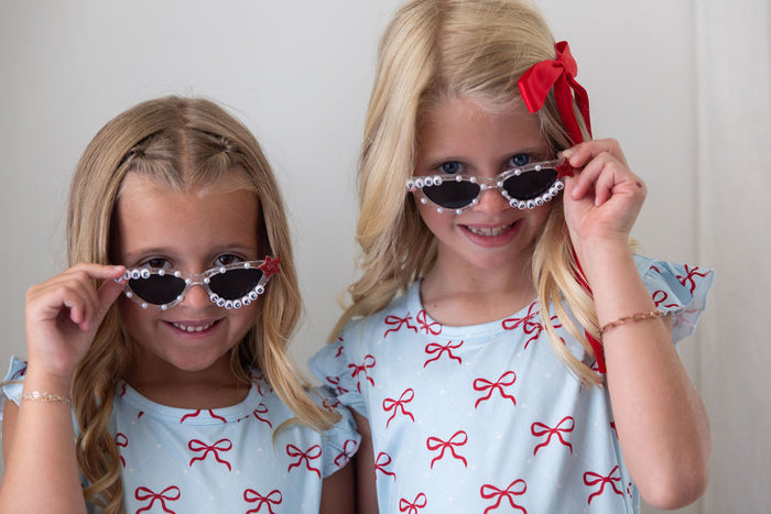 USA BOWS | RUFFLE SLEEVE DRESS