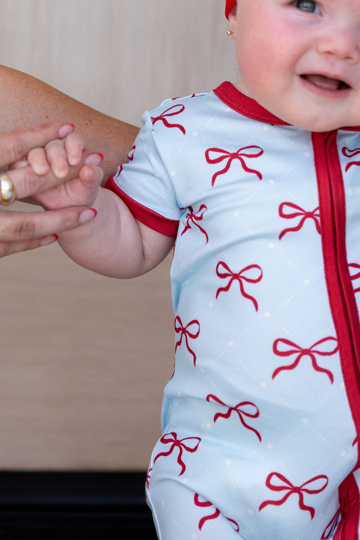 USA BOWS | SHORT SLEEVE ZIPPER ONE PIECE