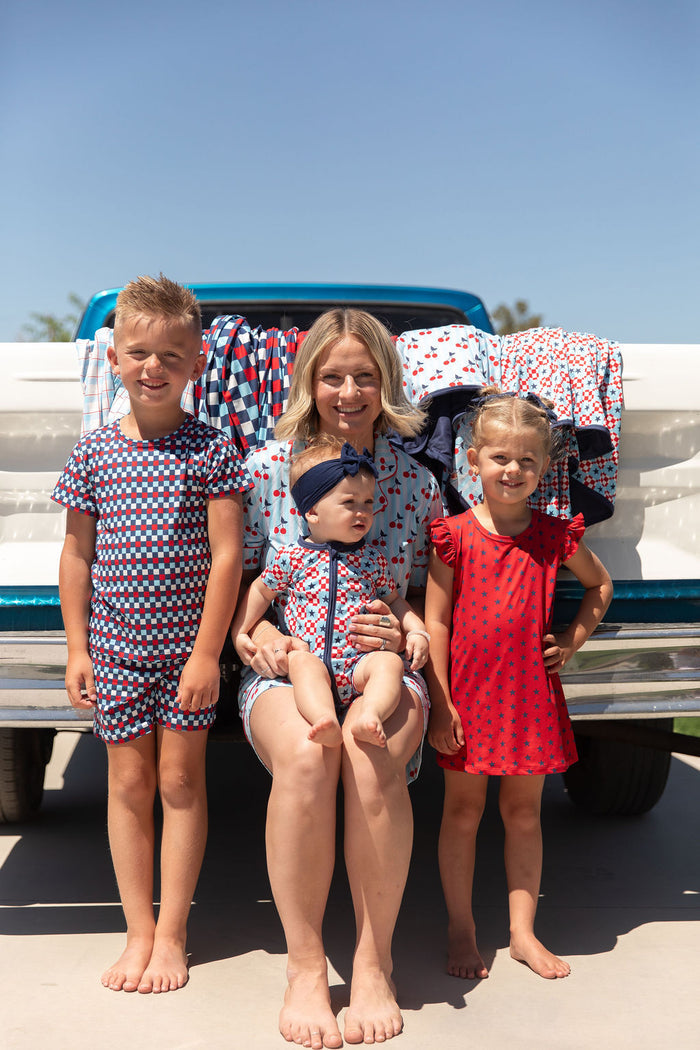 USA MINI CHECKER | SHORT SET