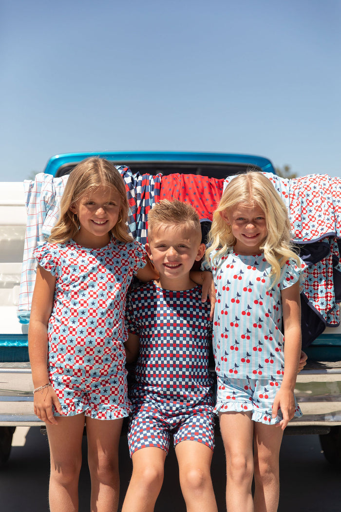 USA MINI CHECKER | SHORT SET
