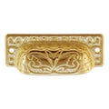 Victorian Bin Pull - Brass, Paxton Hardware