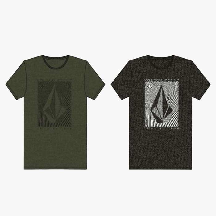 Volcom Mens Op Box Short Sleeve Tee Charcoal Mel | Volcom