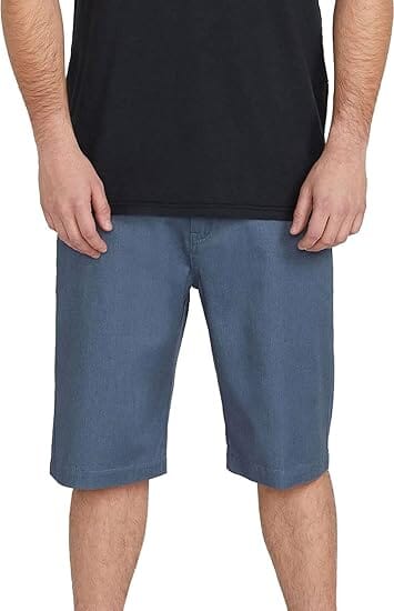 Volcom Mens V Monty Stretch Shorts Heather Blue | Volcom
