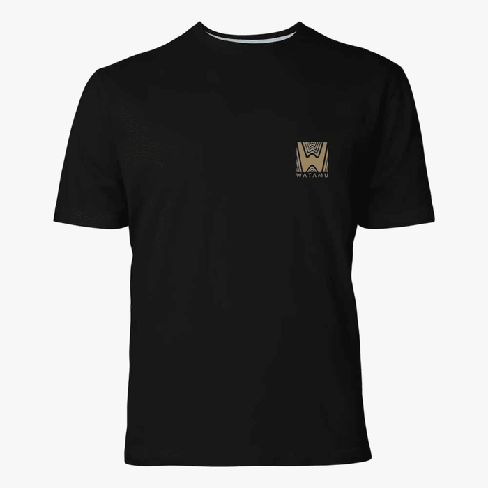 Watamu Mens Hooked Short Sleeve Tee Black | Watamu