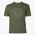 Watamu Mens Hooked Short Sleeve Tee Olive | Watamu