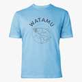 Watamu Mens Hooked Short Sleeve Tee Powder Blue | Watamu