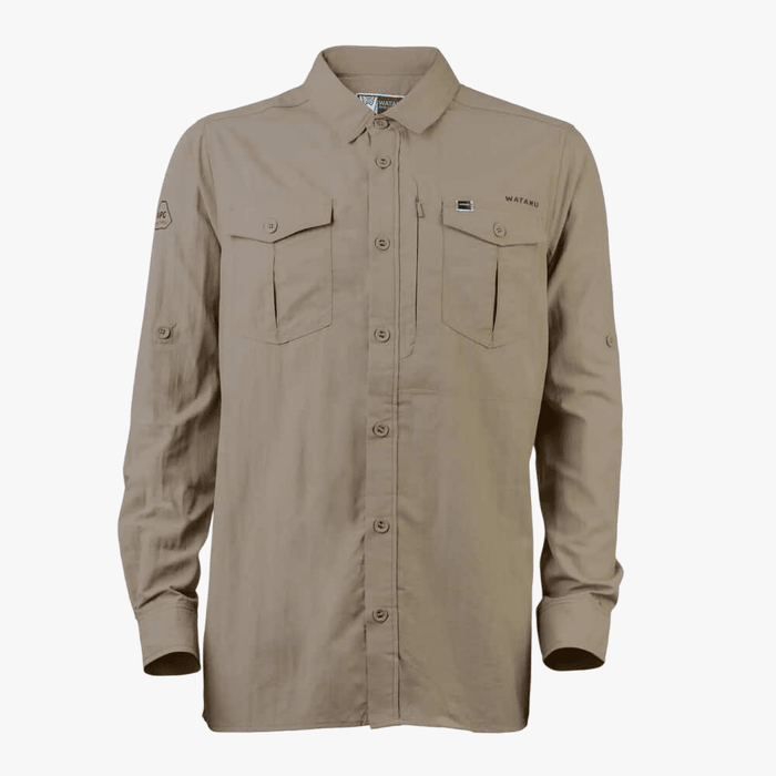 Watamu Mens Jambo Shirt Khaki | Watamu