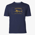 Watamu Mens Wilderness Short Sleeve Tee Navy | Watamu