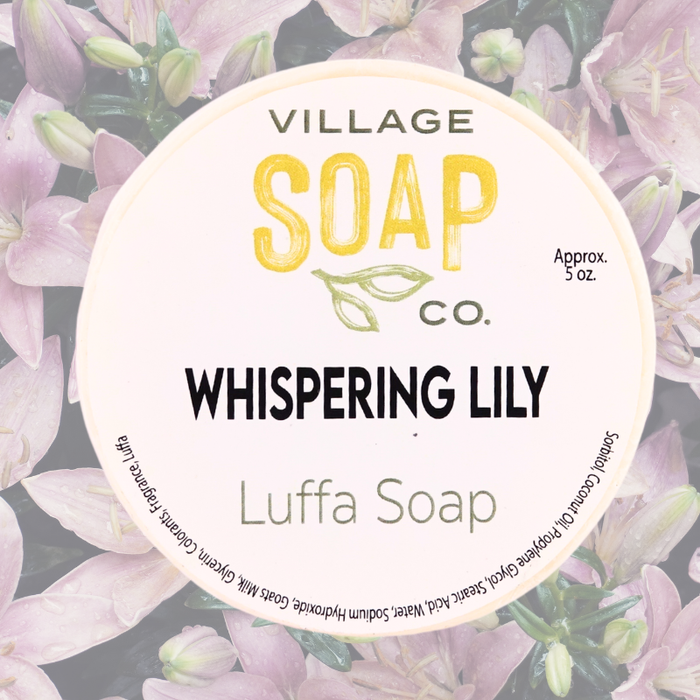Whispering Lily Luffa Soap
