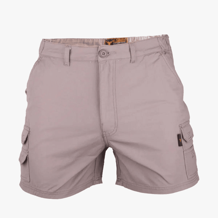 Wildebees Mens 12Cm Cargo Short Khaki Wildebees
