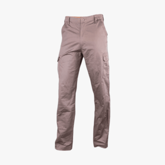 Wildebees Mens Flexi Cargo Pants Khaki Wildebees