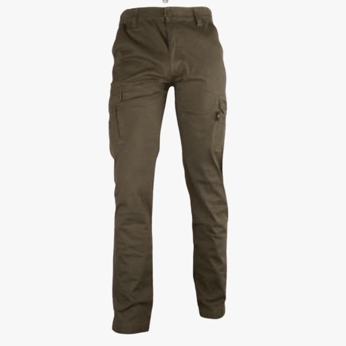 Wildebees Mens Flexi Cargo Pants Olive | Wildebees