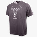 Wildebees Mens Hd Silhouette Short Sleeve Tee Pewter | Wildebees