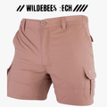 Wildebees Mens Tec Quick Dry 14Cm Inleg Shorts Khaki | Wildebees