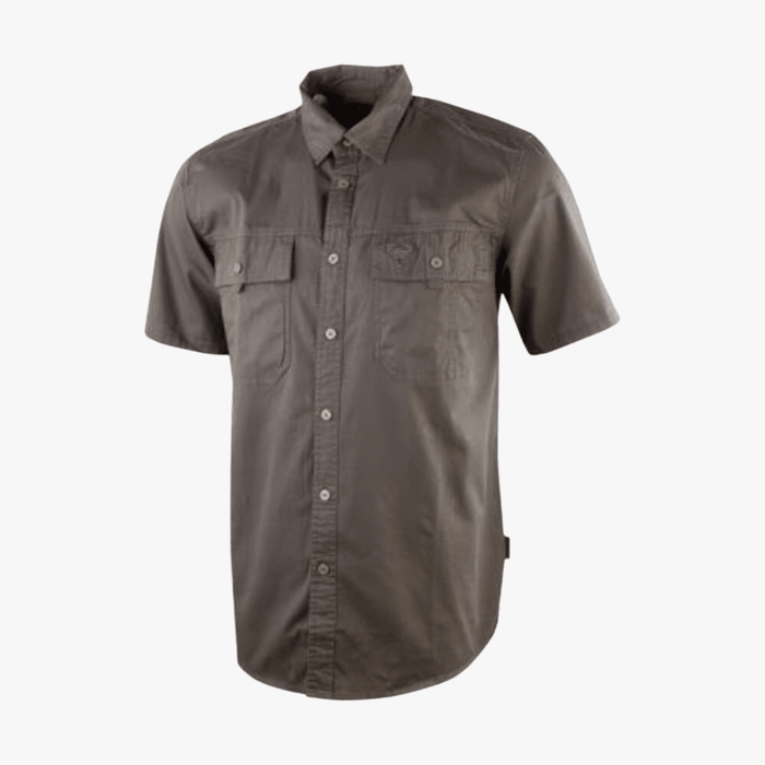 Wildebees Mens Twill Vented Shirt Olive | Wildebees