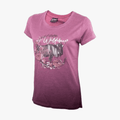 Wildebees Womens Wreath Short Sleeve Tee Mulberry Mel Wildebees