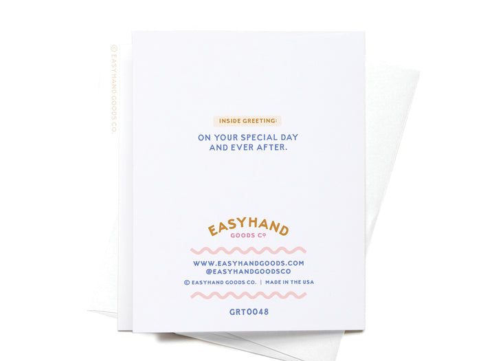 Wishing You Love and Happiness Greeting Card - Onderkast Studio