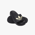 Adidas Womens Adilette Lite Slide Black Gold | Adidas