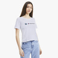 Puma Womens Bmw Mms Logo Short Sleeve Tee White | Puma