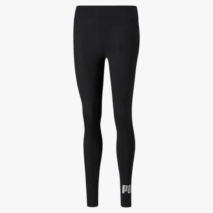 Puma Womens Ess+ Metallic Leggings Black | Puma