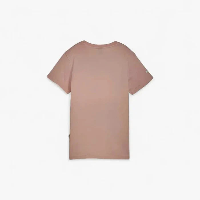 Puma Womens Ferrari Sportswear Tonal Shield Short Sleeve Tee Pale Mauve | Puma