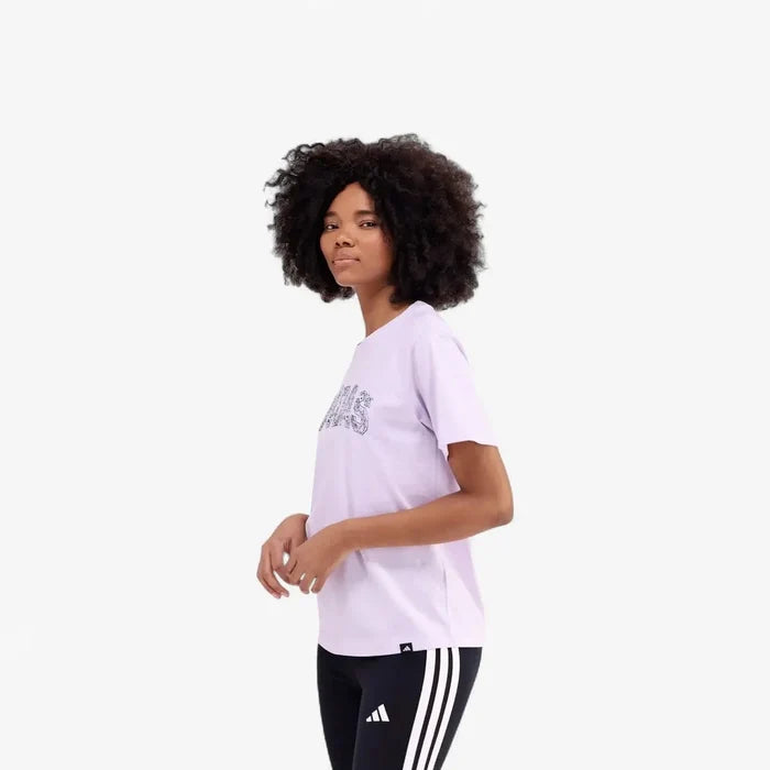 Adidas Womens Short Sleeve Tee 2 Ice Lavender | Adidas