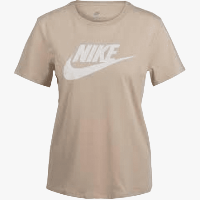 Nike Womens Sportswear Essential Short Sleeve Tee Beige | Nike