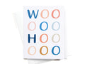 WooHoo Typography Greeting Card - Onderkast Studio