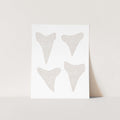 Woven Shark Teeth Illustration - Jetty Home