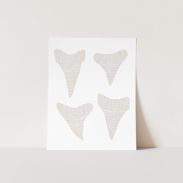 Woven Shark Teeth Illustration - Jetty Home