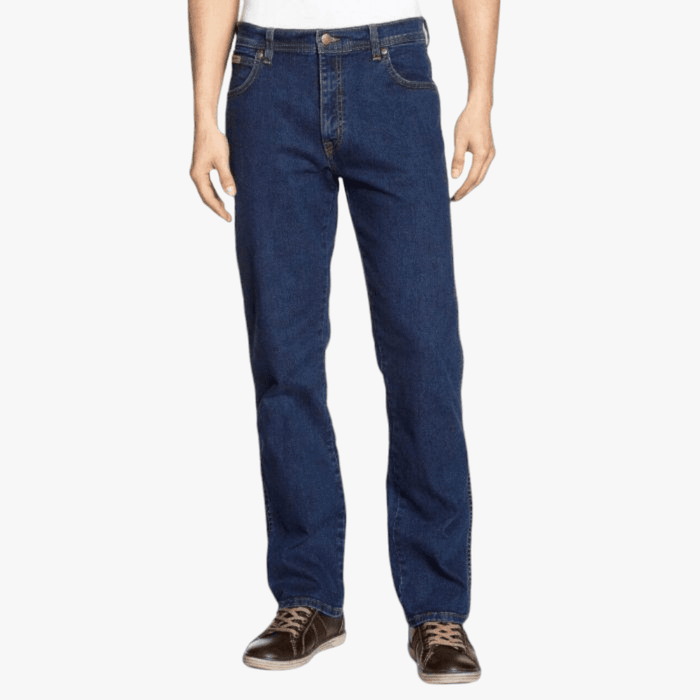 Wrangler Mens Texas Surcharge Dark Stonewash/Indigo | Wrangler
