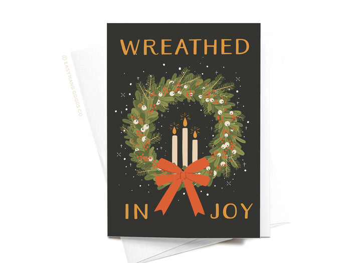 Wreathed in Joy Folded Greeting Note Set