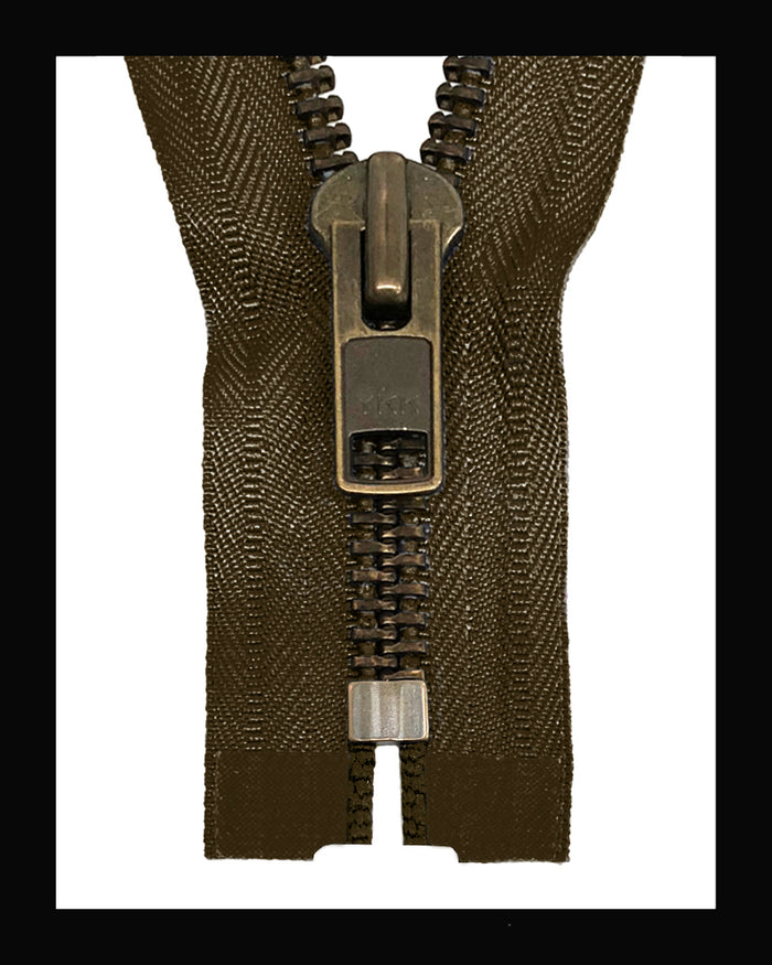 Information related to zippers, thread, and sewing.