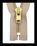 Information related to zippers, thread, and sewing.