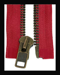 Information related to zippers, thread, and sewing.