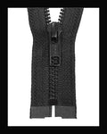 Information related to zippers, thread, and sewing.