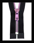 YKK #5 Closed Metaluxe® Pink-2 Molded Zipper (4"~34")