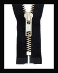 Information related to zippers, thread, and sewing.