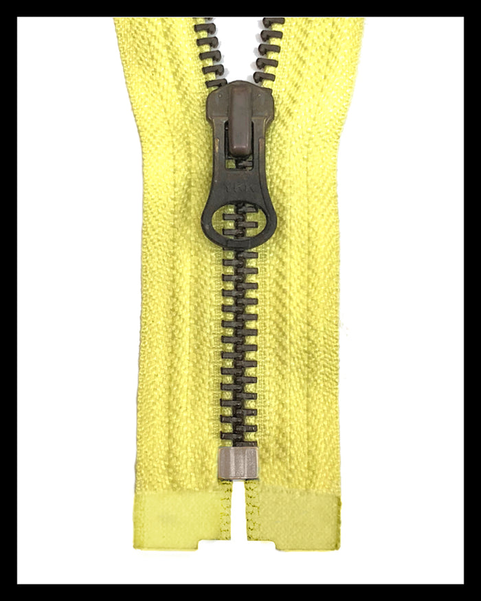 Information related to zippers, thread, and sewing.
