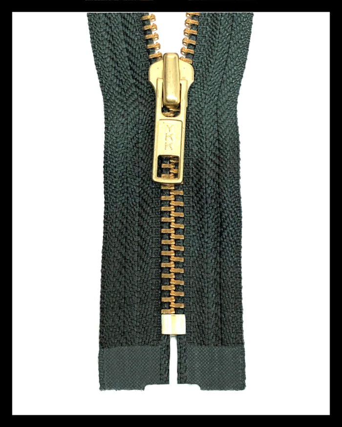 Information related to zippers, thread, and sewing.