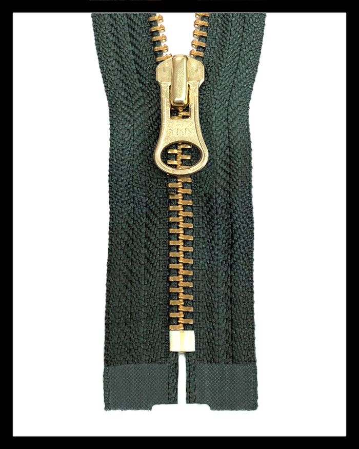 Information related to zippers, thread, and sewing.