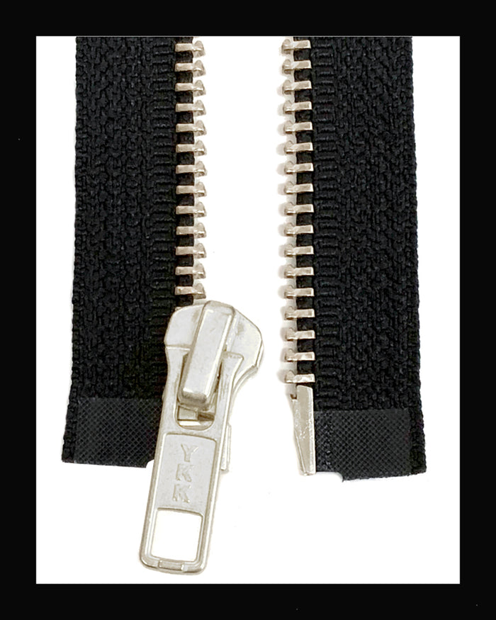 Information related to zippers, thread, and sewing.