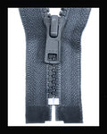 Information related to zippers, thread, and sewing.