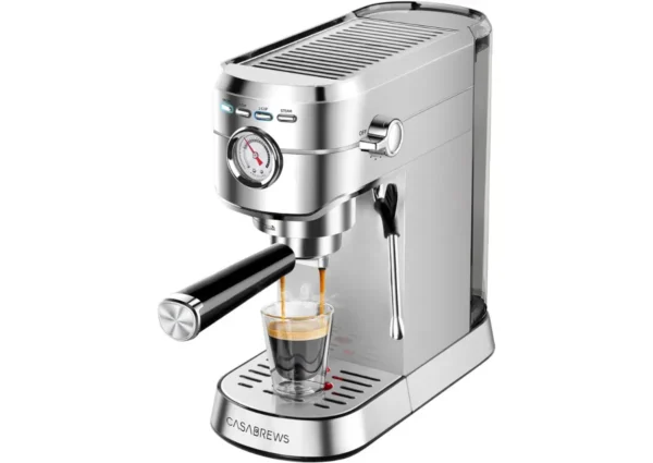 espresso and milk frother machine